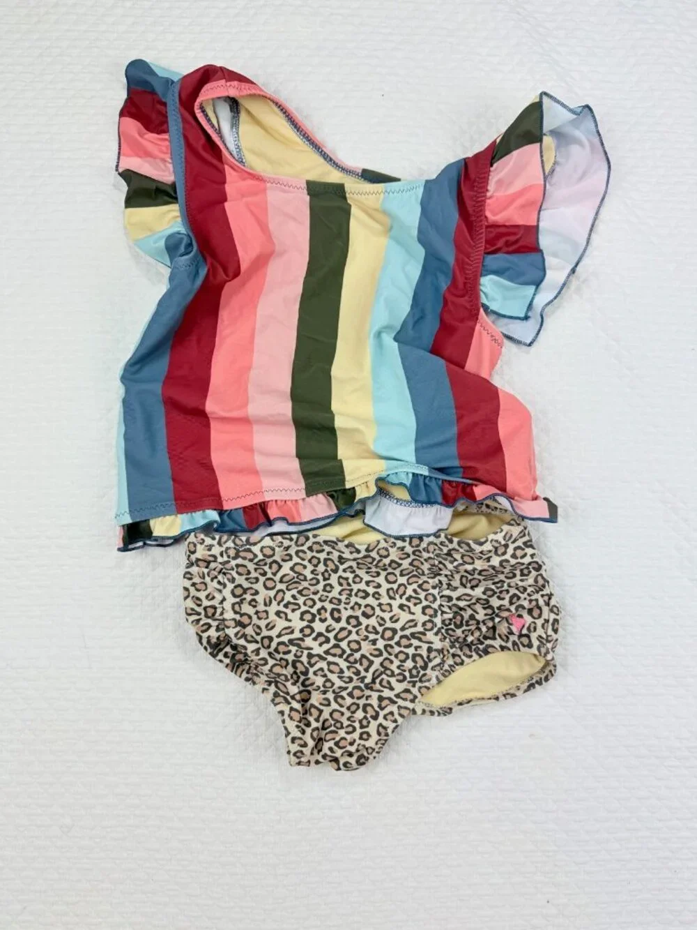 Pink Chicken Girls Size 12  Elsie Tankini Two Piece Swimsuit NWOT $68